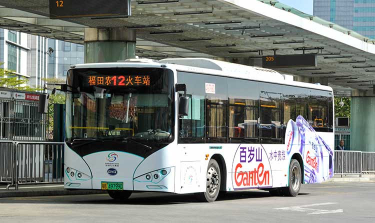 景田百歲山深圳公交車廣告