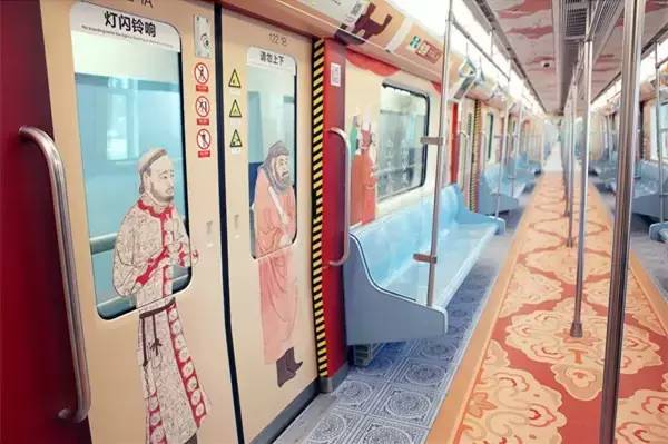 絲綢之路主題西安地鐵廣告