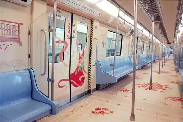 絲綢之路主題西安地鐵廣告