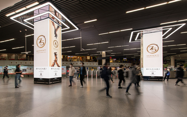 寶格麗上海地鐵廣告