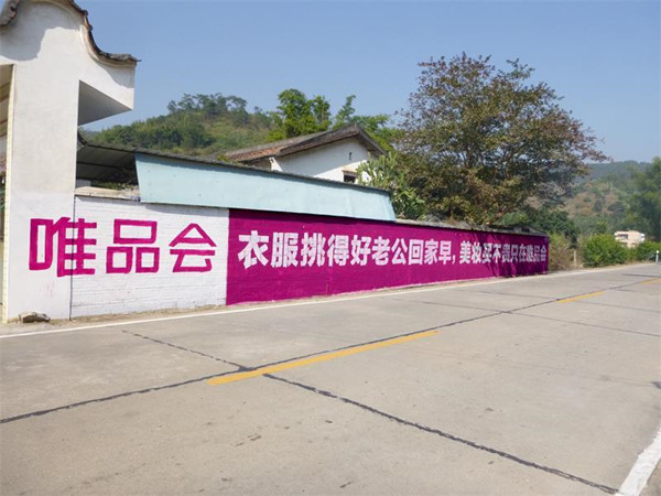 唯品會墻體廣告 唯品會墻體廣告