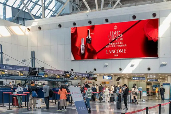北京機場廣告案例圖