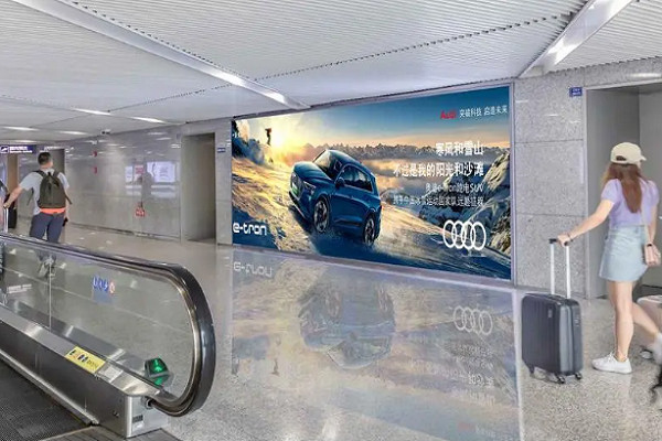 機場廣告案例圖
