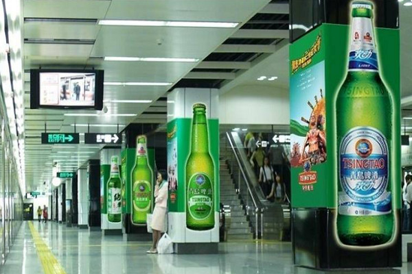 武漢地鐵廣告案例圖