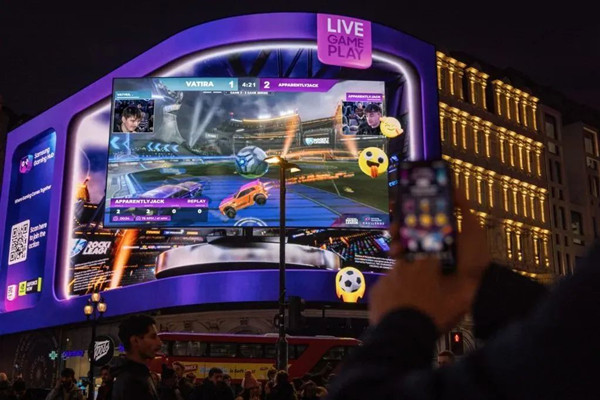 火箭聯盟游戲戶外LED廣告